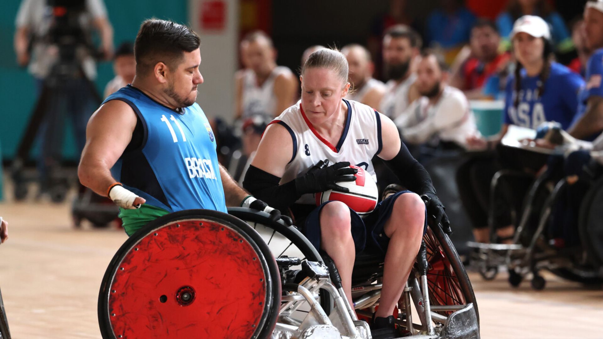 Estados Unidos sigue imparable en el rugby en silla de ruedas