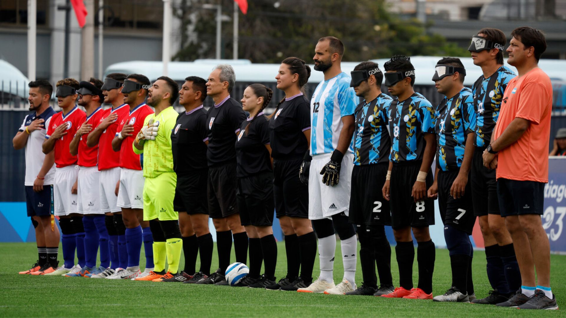 Fútbol para ciegos: Chile cayó ante Argentina