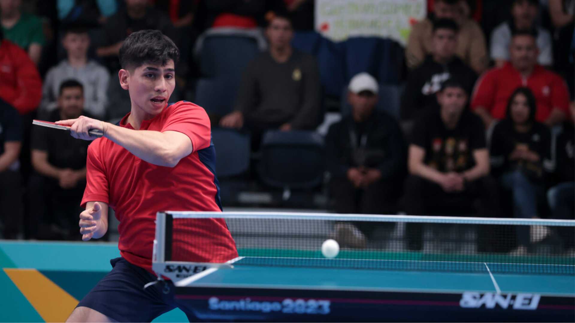 Chile makes a winning debut in the male’s singles table tennis