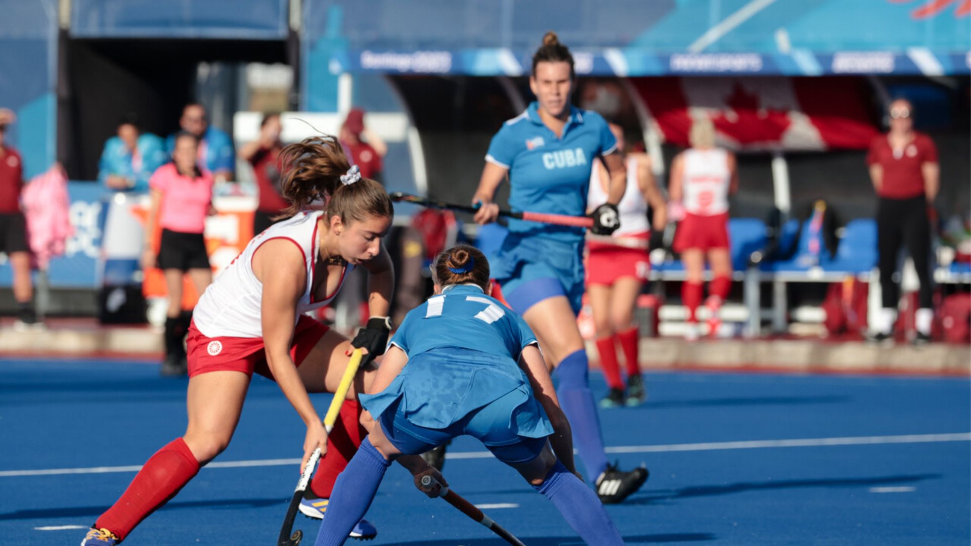 Canada defeats Cuba in female field hockey, will face Chile