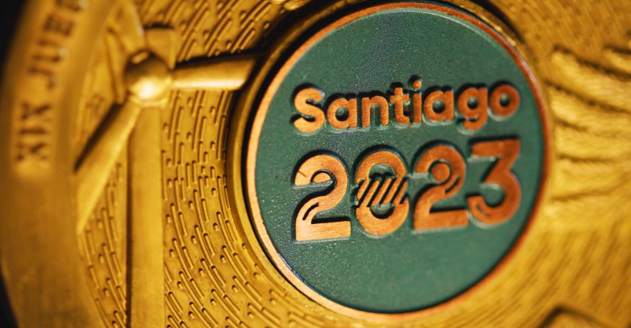 ¡The Santiago 2023 medals are here! (Picture: AMSA).