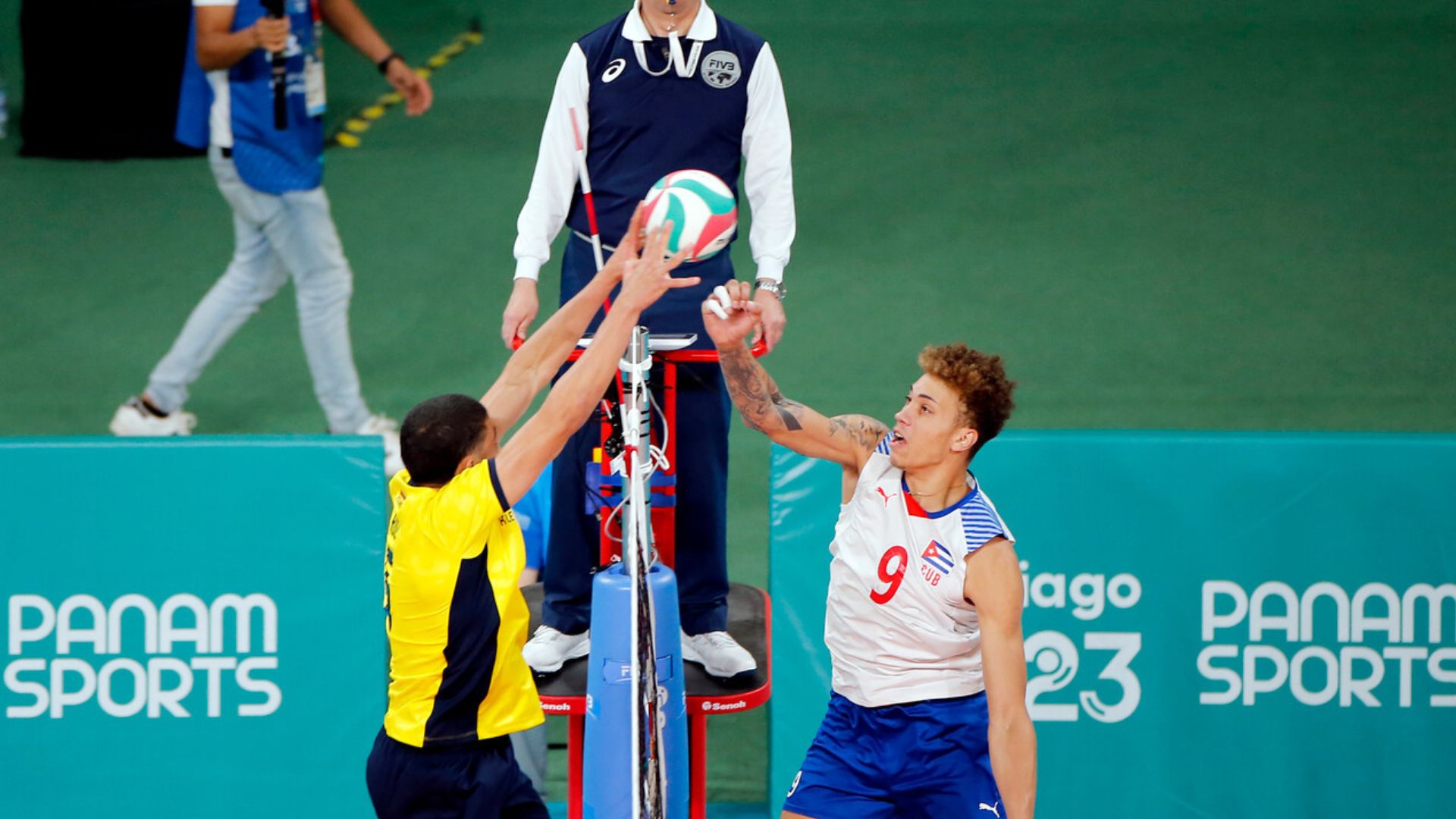 Male's Volleyball: Cuba defeats Colombia and remains undefeated