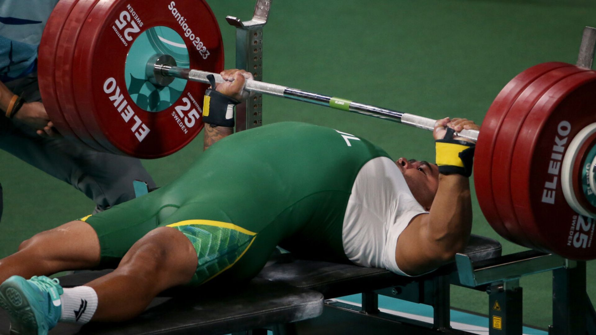 Para powerlifting: brasileño Evanio da Silva se quedó con el oro en -88 kilos