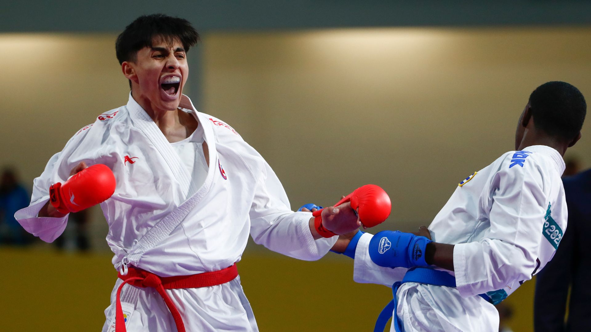 Enrique Villalón wins the ninth gold medal for Chile in karate -60 kg