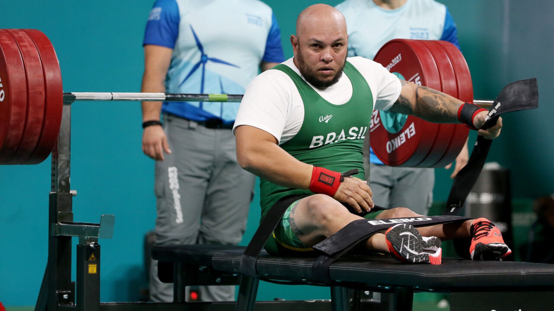 Para powerlifting: brasileño Ailton Bento de Souza ganó el oro en -80 kilos