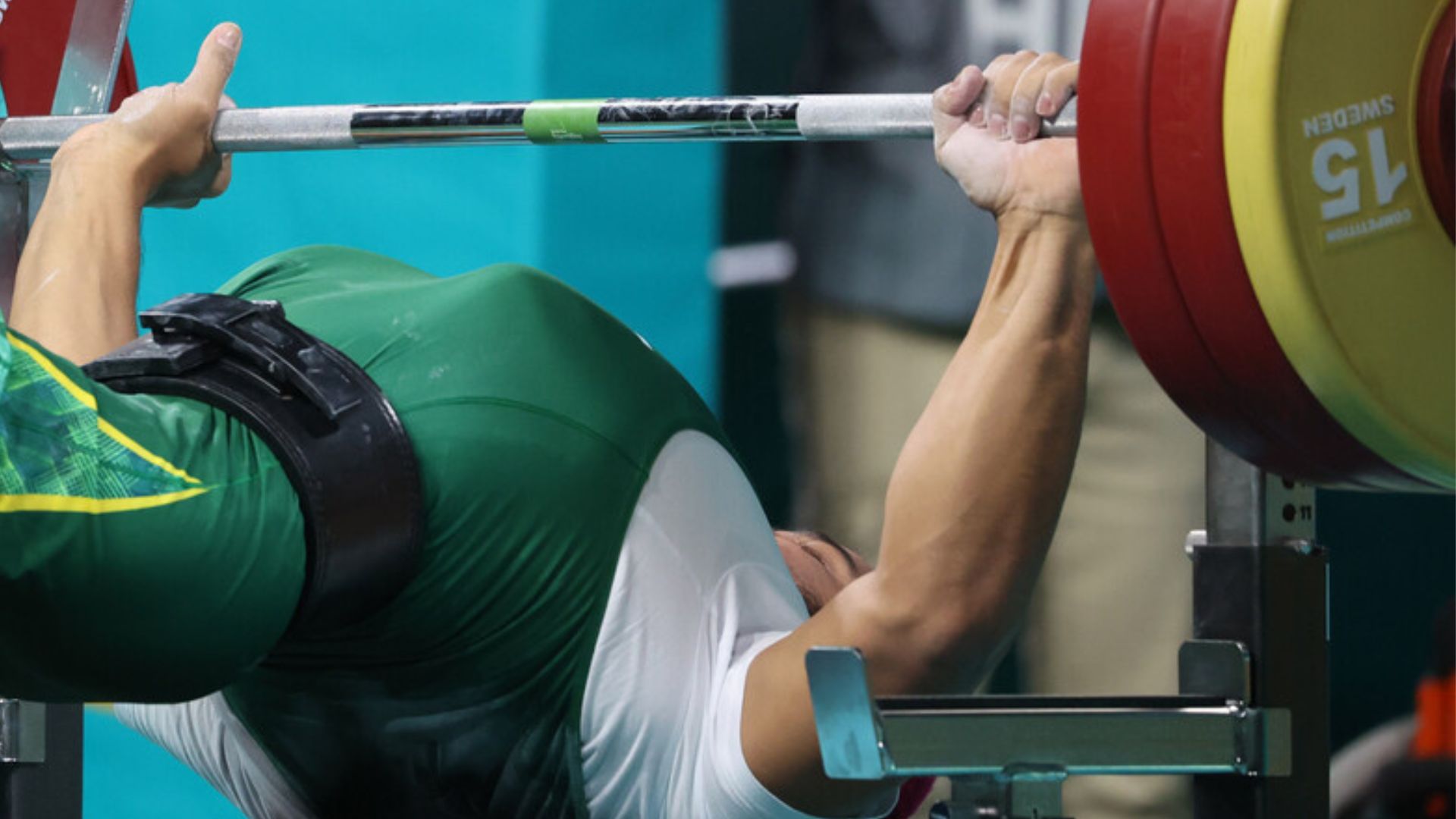 Para powerlifting: brasileño Bruno Carra retuvo el oro en -54 kilos