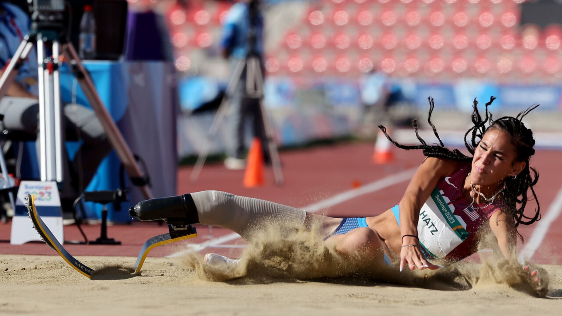 Estados Unidos suma oro y bronce en el salto largo femenino de Santiago 2023