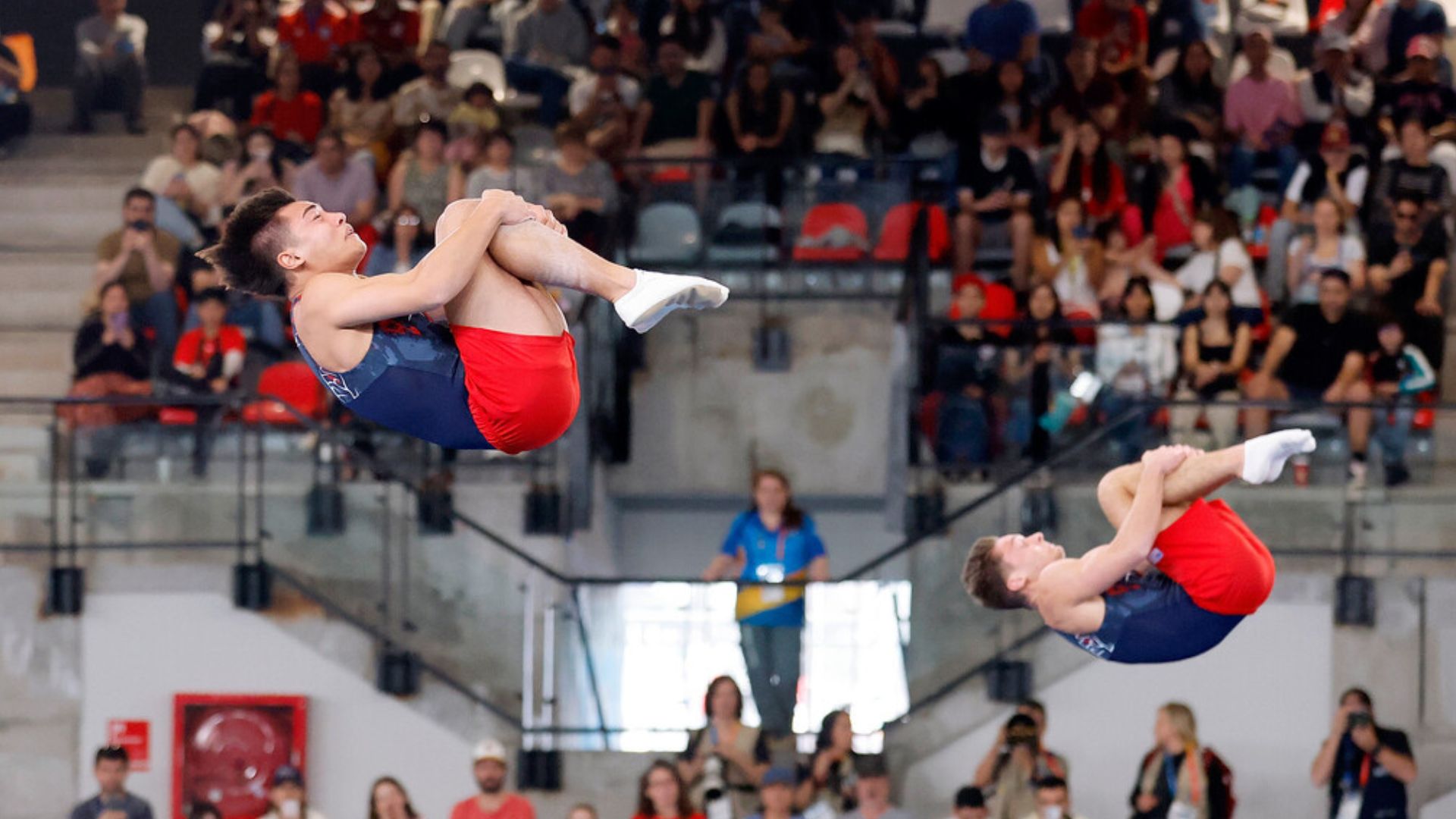The United States Dominated the Gold in Team Trampoline Gymnastics