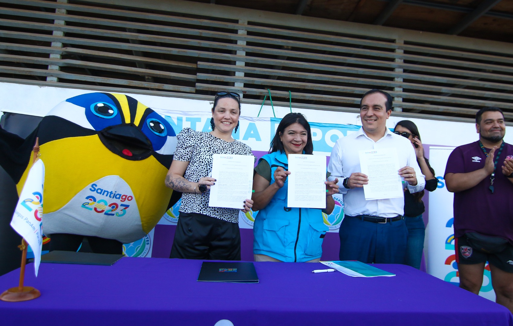 La Pintana signs an agreement with Santiago 2023