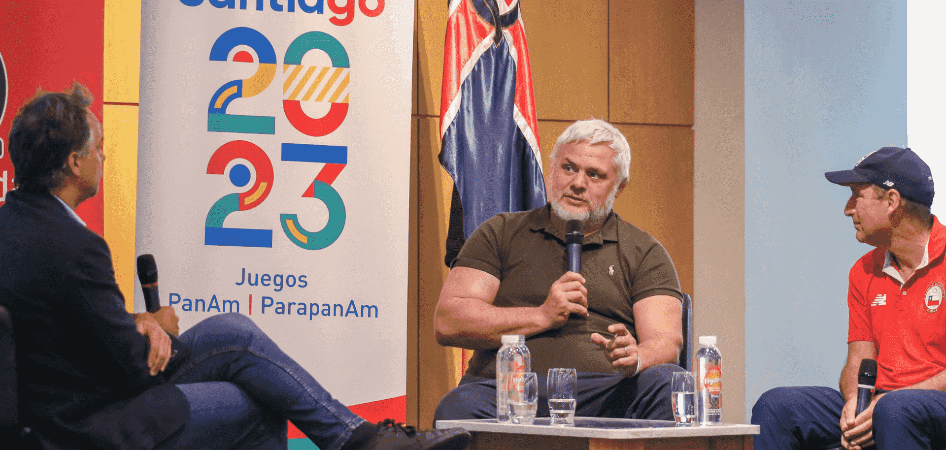 Pablo Lemoine with Sergio Vigil. (Picture from: Santiago 2023).