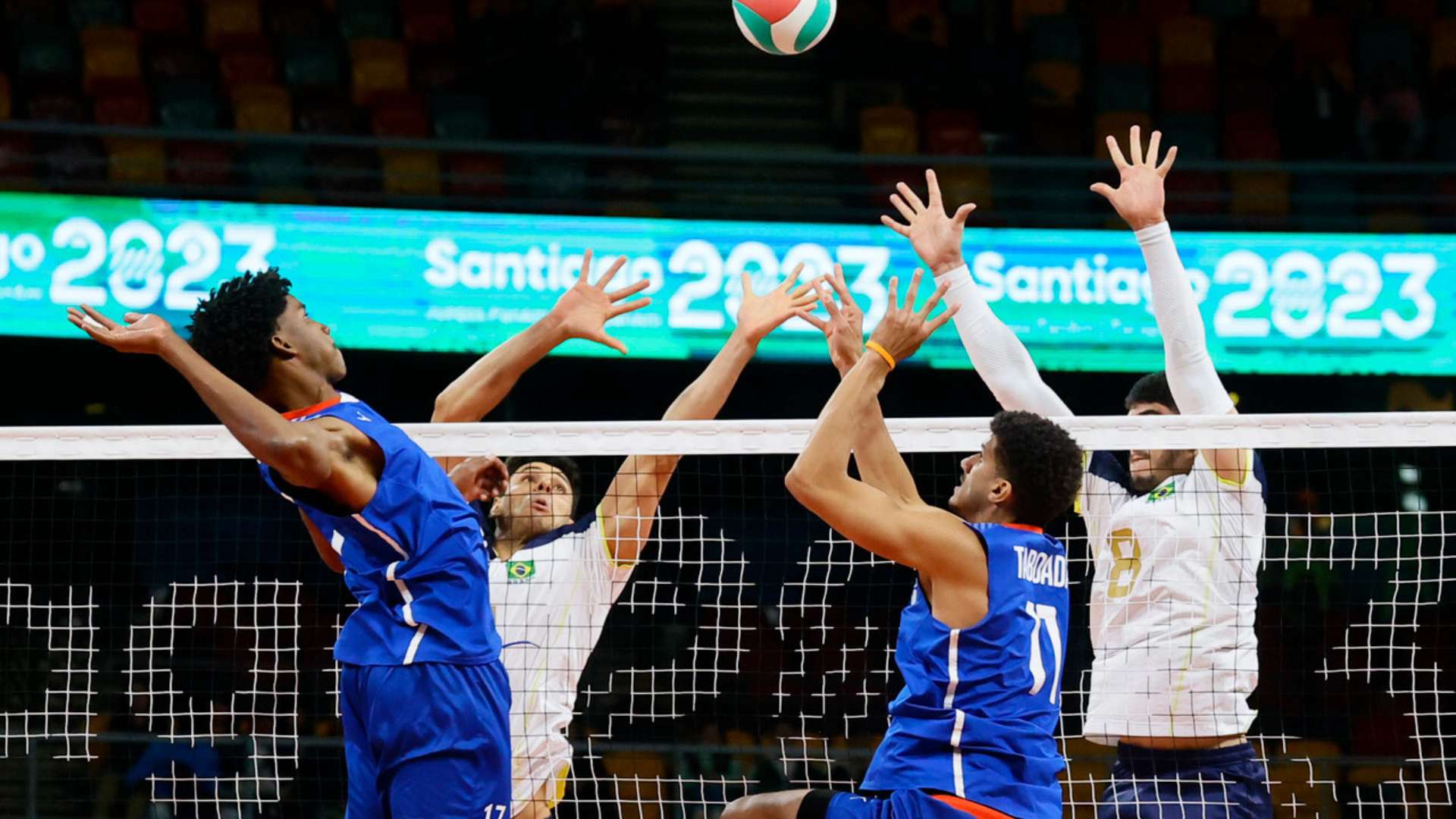 Brazil Saves a Match Point to Advance to Male's Volleyball Semifinals