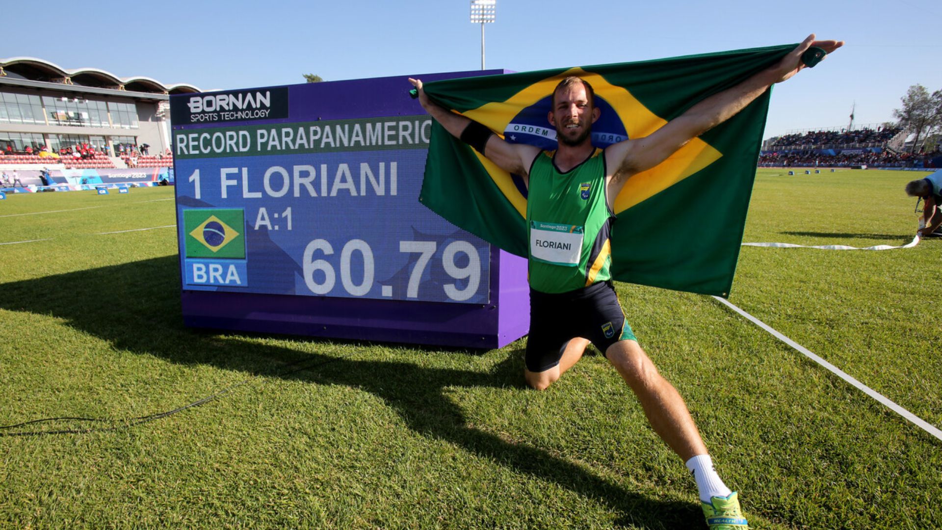 Brasil consigue nuevo récord parapanamericano en jabalina F64